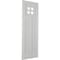 Ekena Millwork True Fit PVC San Antonio Mission Style Fixed Mount Shutters, Hailstorm Gray, 12W x 32H, PR TFP001ST12X032ST - alternate 4